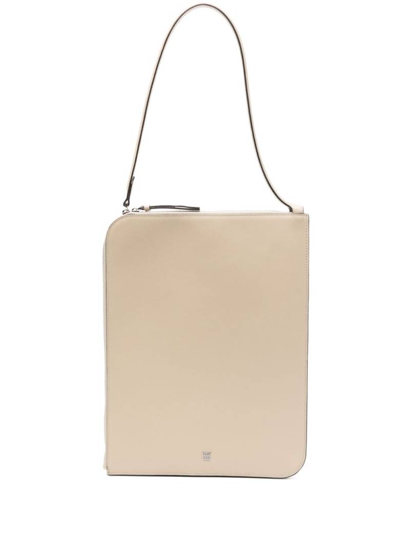 TOTEME slim tote bag - Neutrals von TOTEME