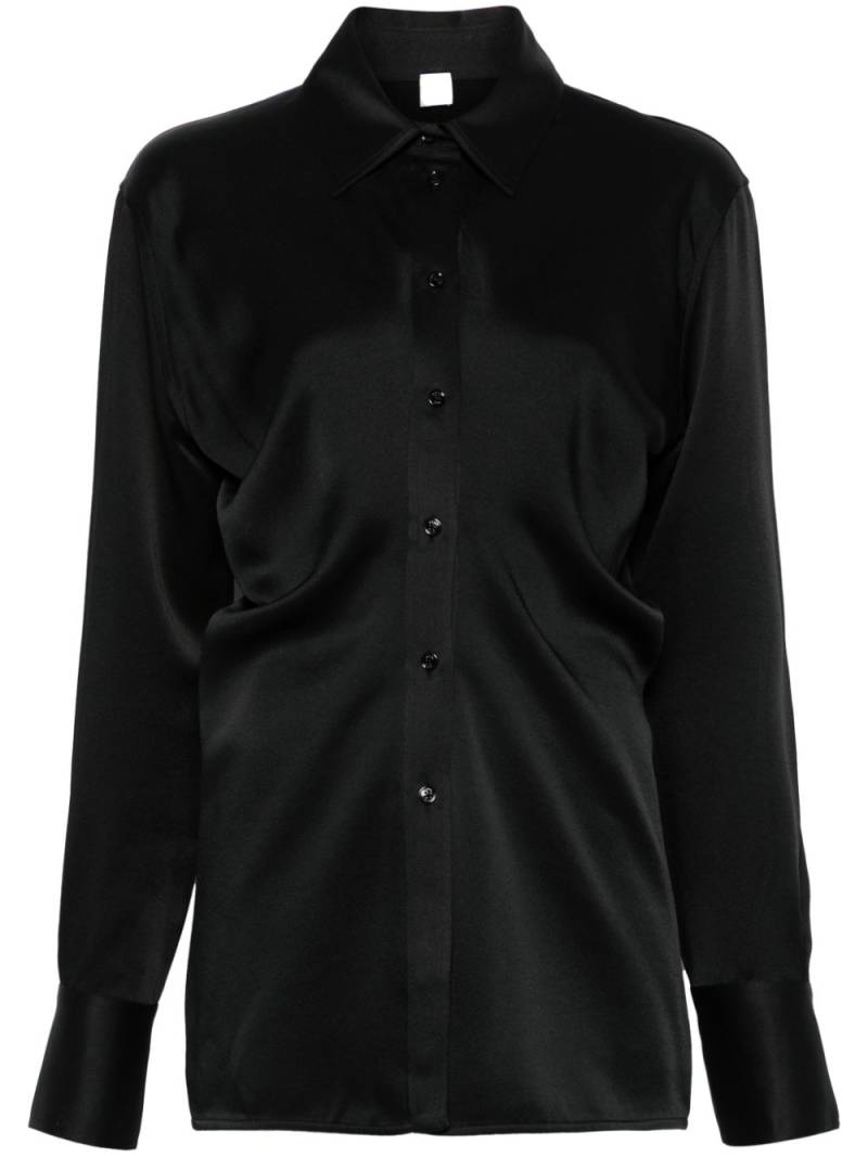 TOTEME slouch waist shirt - Black von TOTEME