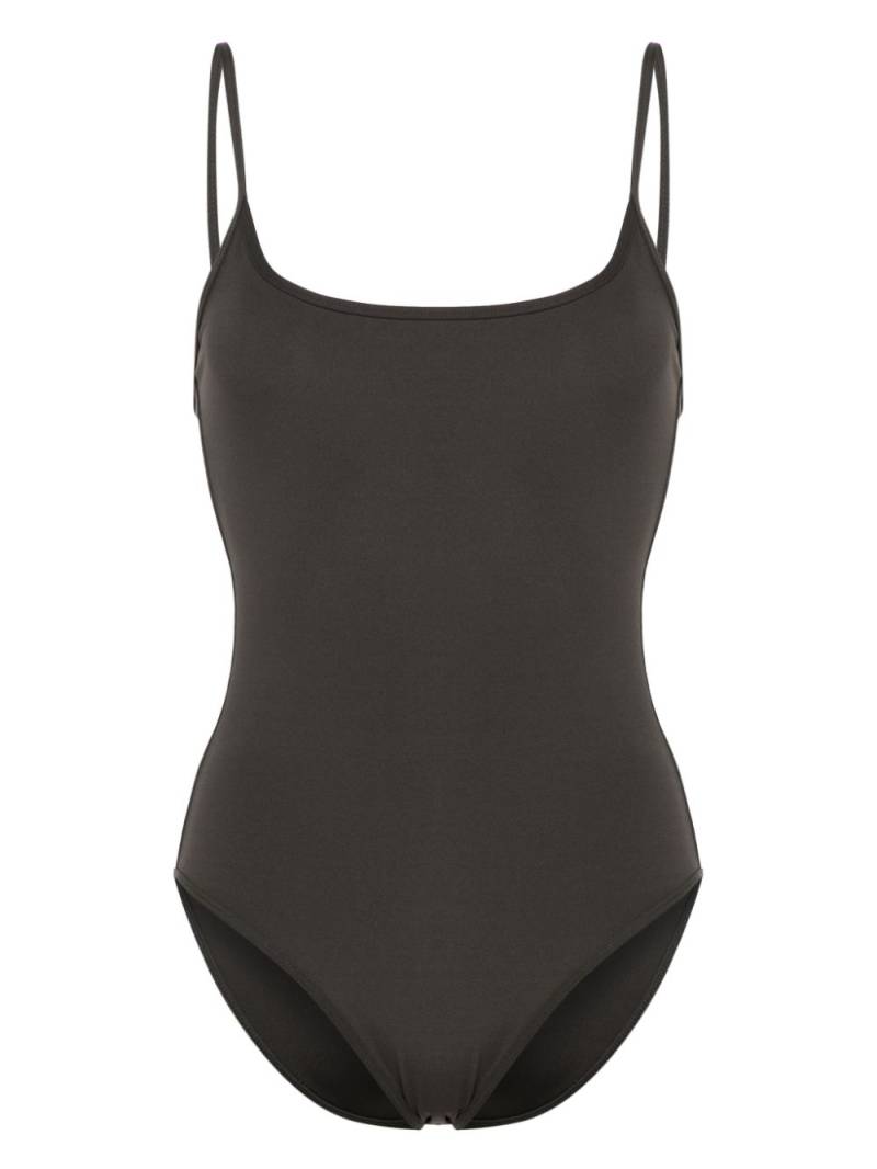 TOTEME square-neck high-cut swimsuit - Grey von TOTEME