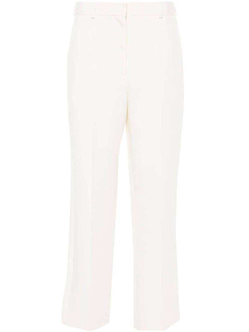 TOTEME straight-leg croppedtrousers - White von TOTEME