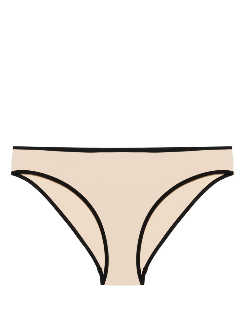 TOTEME striped-edge bikini bottoms - Neutrals von TOTEME