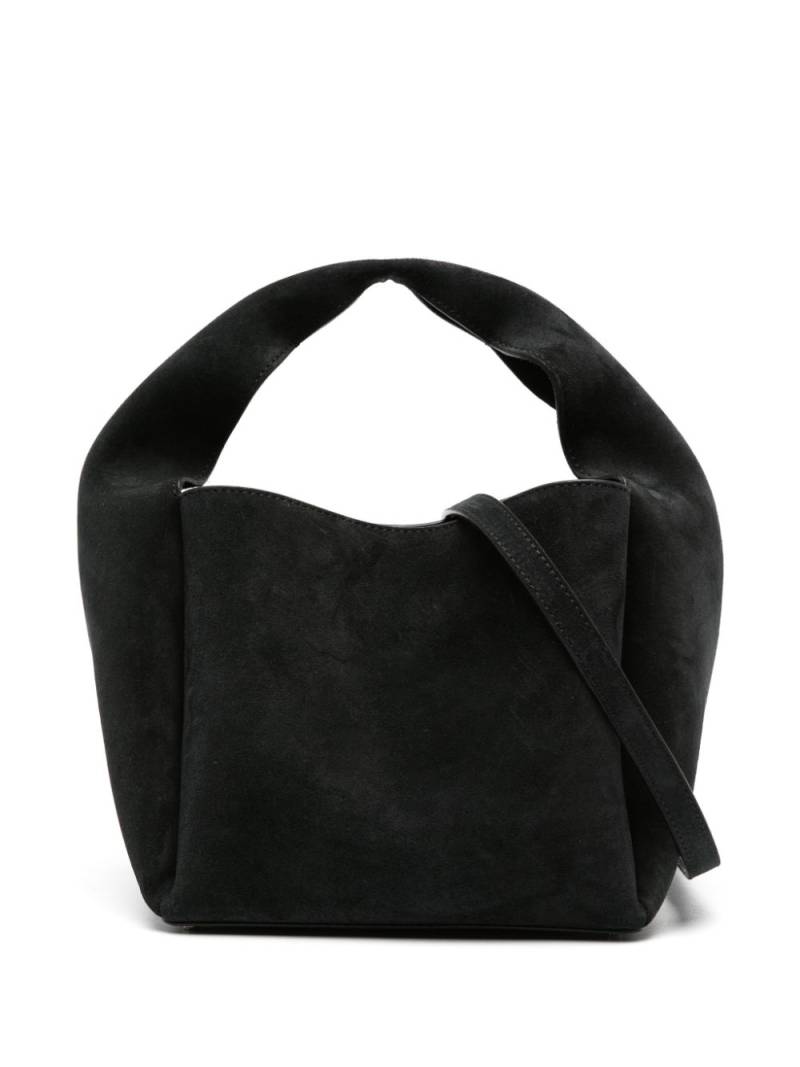 TOTEME suede bucket bag - Black von TOTEME