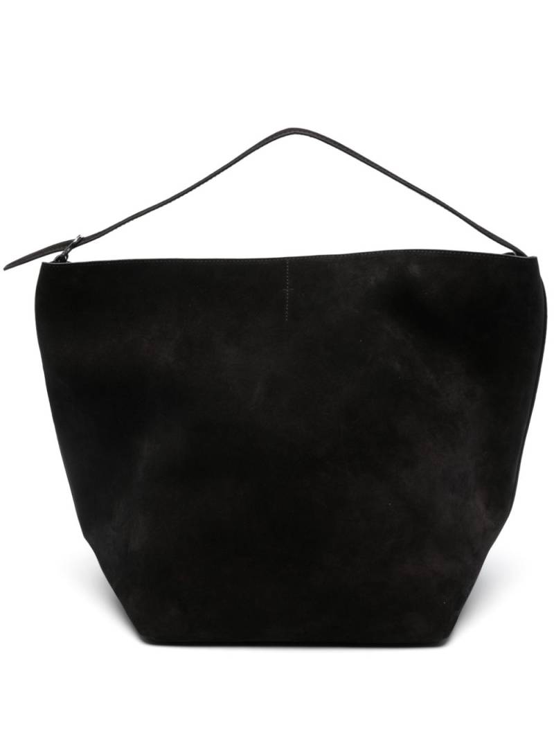 TOTEME suede tote bag - Black von TOTEME