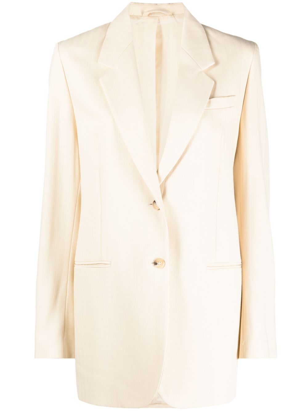 TOTEME tailored single-breasted blazer - Neutrals von TOTEME