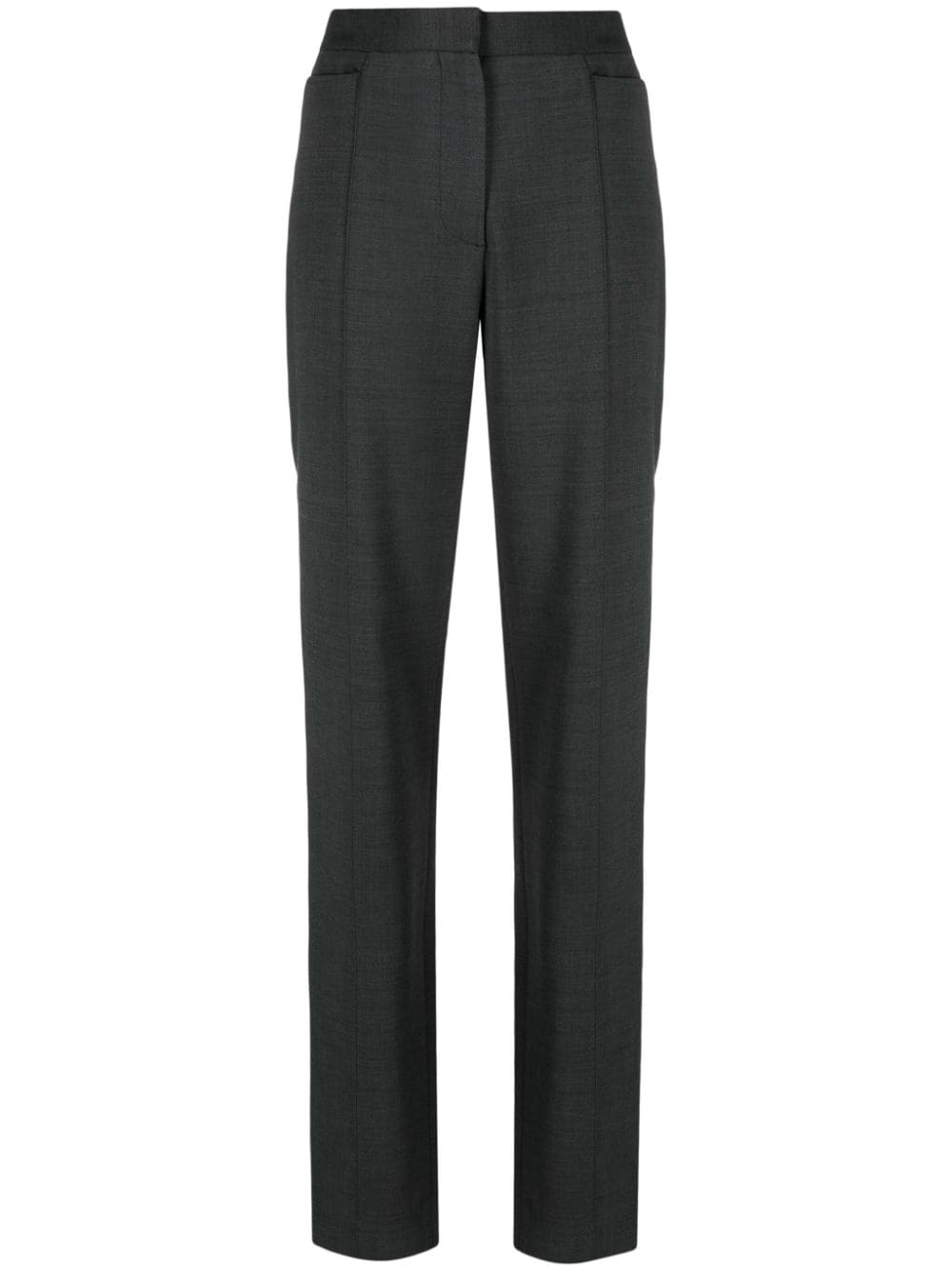 TOTEME tapered crepe trousers - Grey von TOTEME