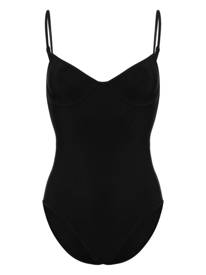 TOTEME underwire half-cup swimsuit - Black von TOTEME