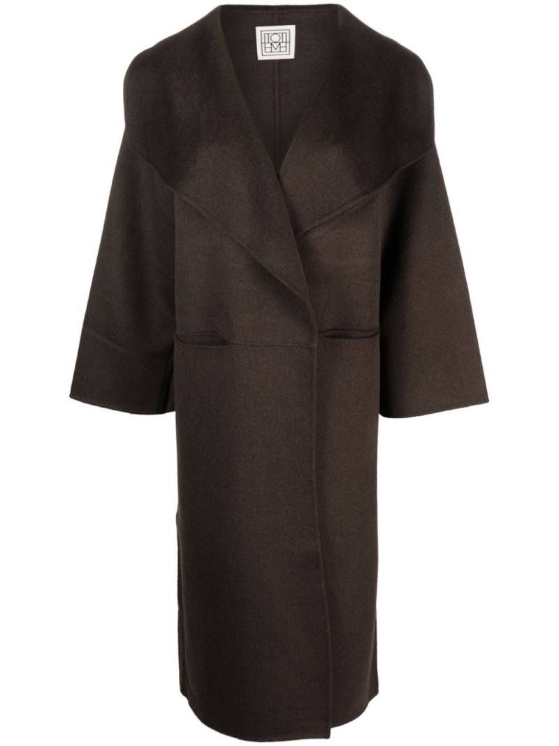 TOTEME Signature wool-cashmere coat - Brown von TOTEME