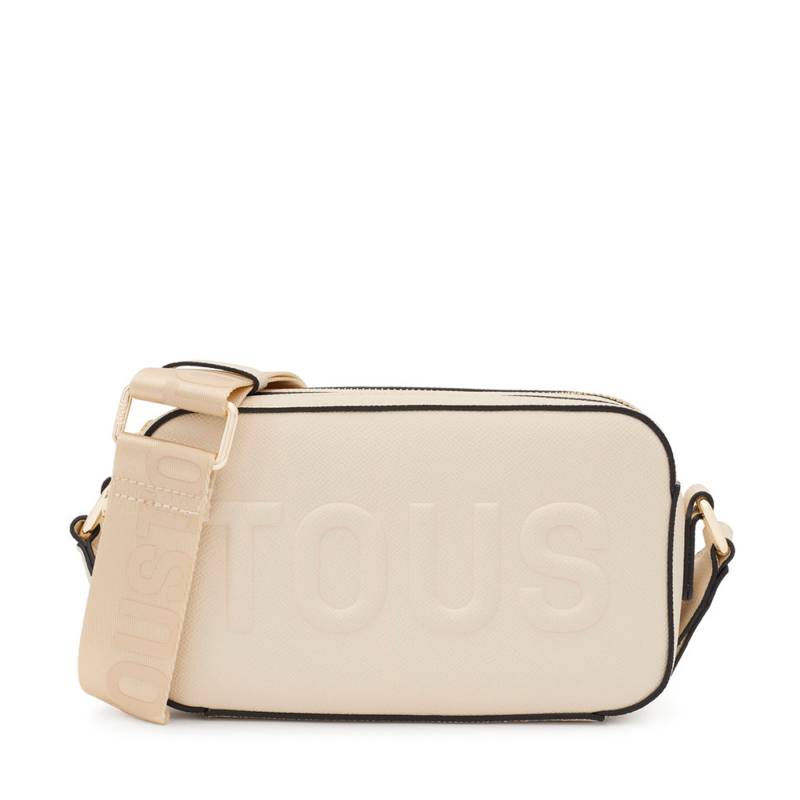 Handtasche TOUS Bandolera Reporter T La Rue 2002020501 Beige von TOUS