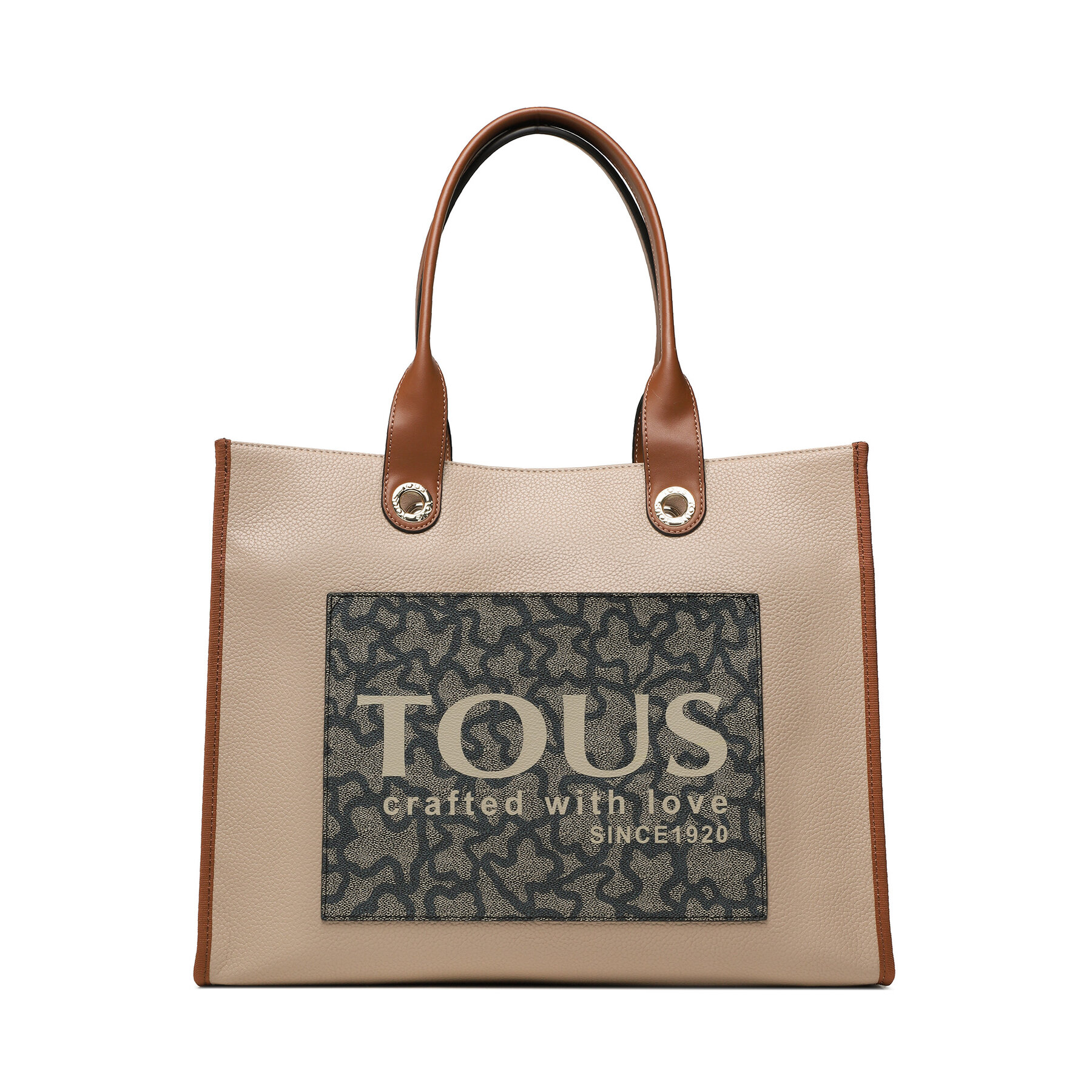 Handtasche TOUS Shopper Xl Amaya K Icon 2001660243 Beige Handtasche TOUS Shopper Xl Amaya K Icon 2001660243 Beige von TOUS