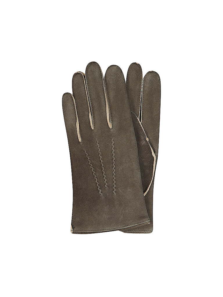 TR-HANDSCHUHE Lederhandschuhe  olive | 10 von TR-HANDSCHUHE