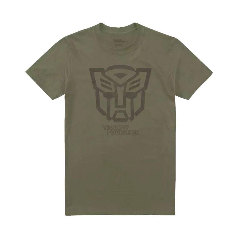 Tshirt Logo Herren Militärgrün L von TRANSFORMERS