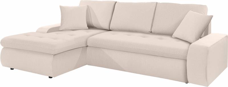 TRENDMANUFAKTUR Ecksofa »Indie II, tolle Detailverarbeitung, bequem und komfortabel im Sitz«, XL und XXL, wahlweise mit Bettfunktion, L-Form von TRENDMANUFAKTUR