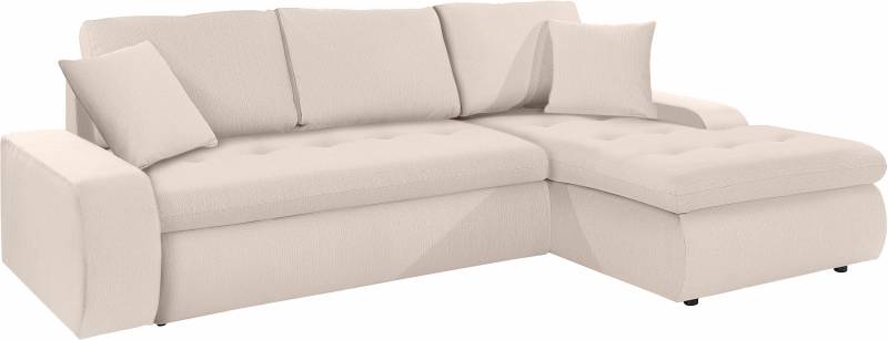 TRENDMANUFAKTUR Ecksofa »Indie II, tolle Detailverarbeitung, bequem und komfortabel im Sitz«, XL und XXL, wahlweise mit Bettfunktion, L-Form von TRENDMANUFAKTUR