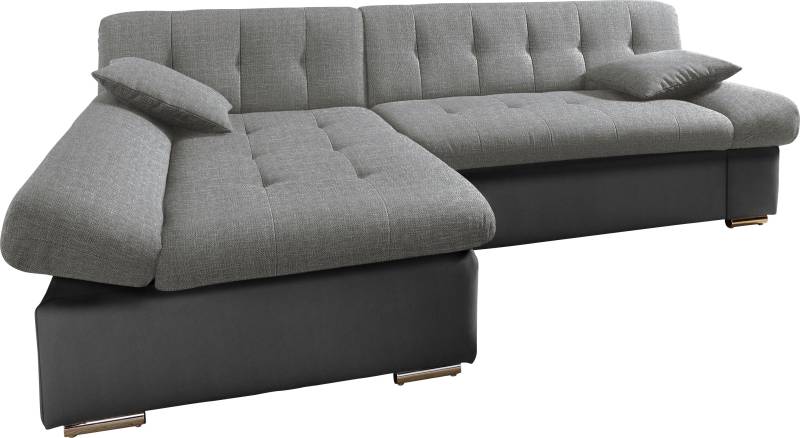 TRENDMANUFAKTUR Ecksofa »Reggae, modern und bequem, aktueller Materialmix, L-Form«, inkl. verstellbare Armlehne, wahlweise mit Bettfunktion TRENDMANUFAKTUR Ecksofa »Reggae, modern und bequem, aktueller Materialmix, L-Form«, inkl. verstellbare Armlehne, wahlweise mit Bettfunktion von TRENDMANUFAKTUR