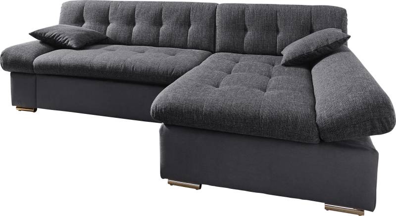 TRENDMANUFAKTUR Ecksofa »Reggae, modern und bequem, aktueller Materialmix, L-Form«, inkl. verstellbare Armlehne, wahlweise mit Bettfunktion TRENDMANUFAKTUR Ecksofa »Reggae, modern und bequem, aktueller Materialmix, L-Form«, inkl. verstellbare Armlehne, wahlweise mit Bettfunktion von TRENDMANUFAKTUR