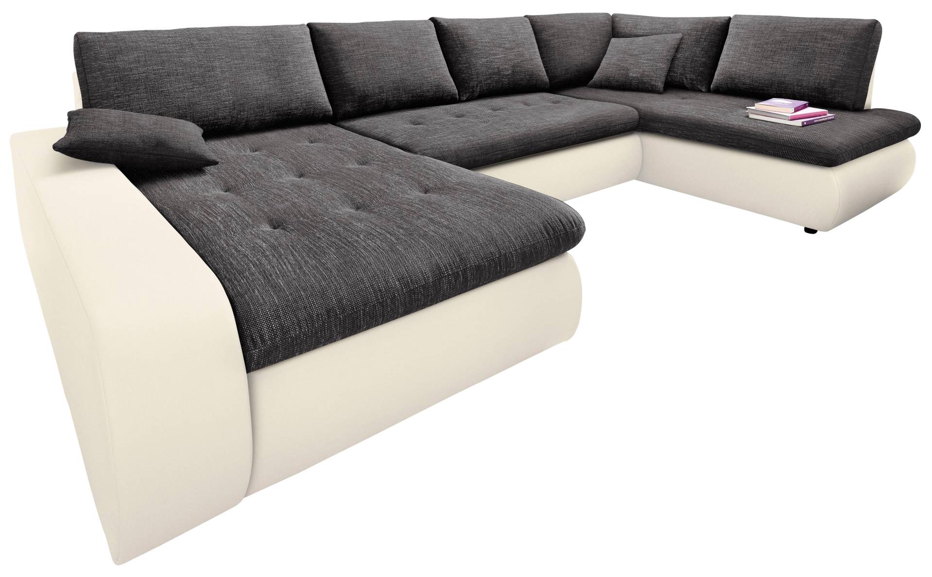 TRENDMANUFAKTUR Wohnlandschaft »Indie, toller Sitzkomfort, aufwendige Detailverarbeitung, U-Form«, wahlweise mit Bettfunktion TRENDMANUFAKTUR Wohnlandschaft »Indie, toller Sitzkomfort, aufwendige Detailverarbeitung, U-Form«, wahlweise mit Bettfunktion von TRENDMANUFAKTUR