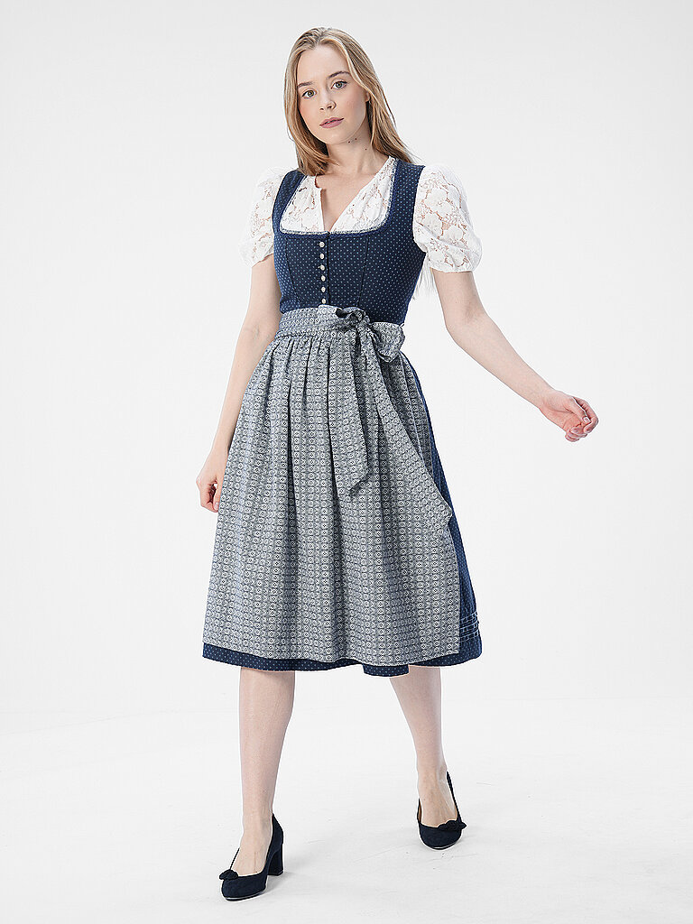 TRENTINI Dirndl  dunkelblau | 40 von TRENTINI