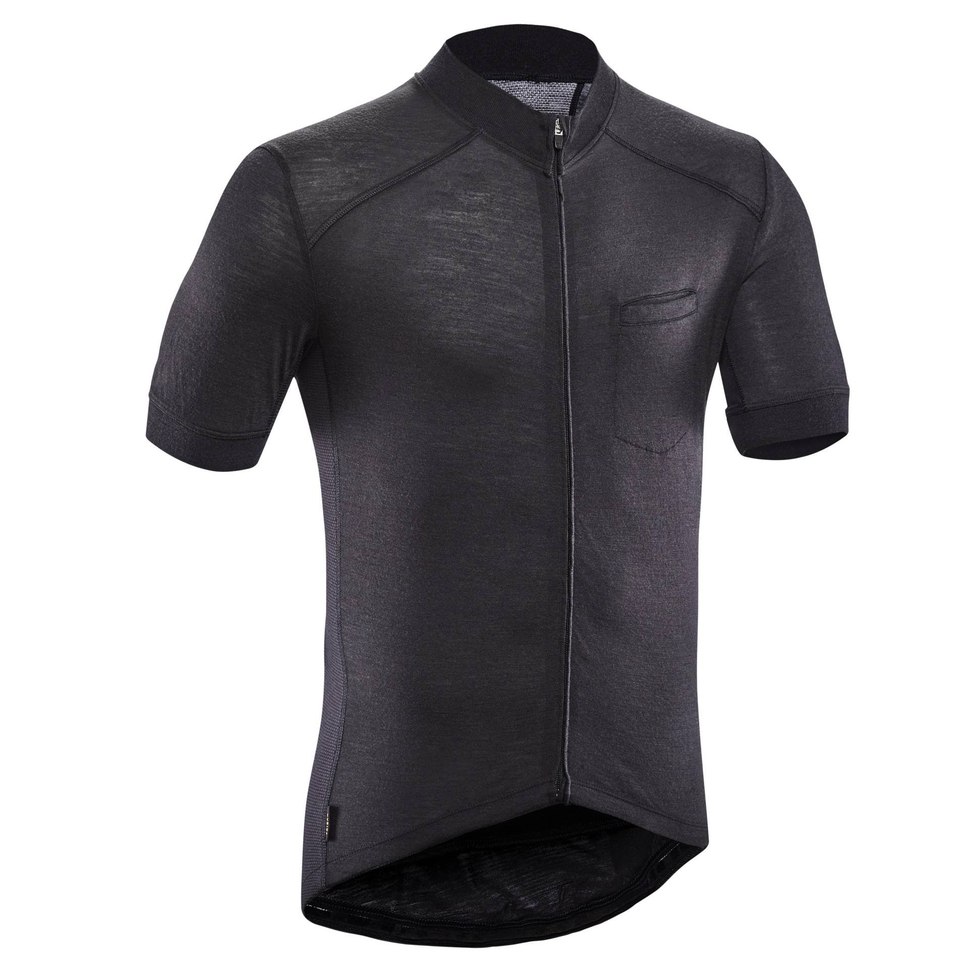 Kurzarmtrikot - Gravel 900 Herren Schwarz Leicht 52/2XL von TRIBAN