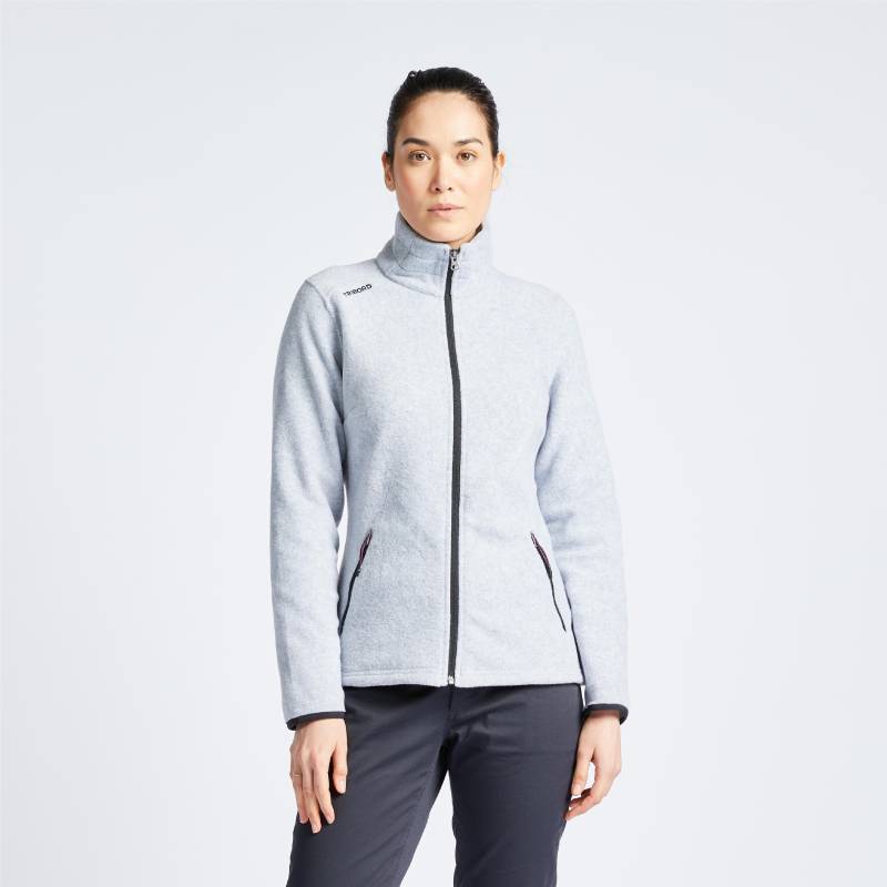 Fleece - Sailing 100 Damen Taubengrau 38 von TRIBORD