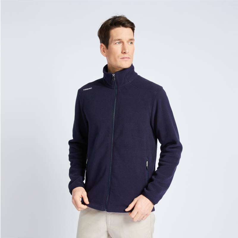 Fleece - Sailing 100 Herren Blau Bedruckt L von TRIBORD