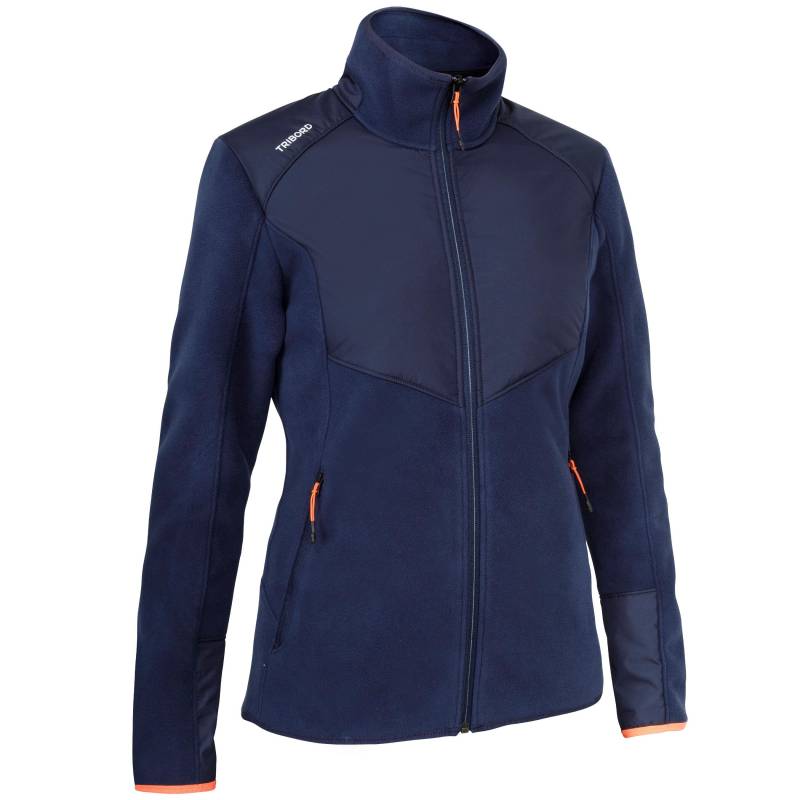 Fleece - Sailing 500 Damen Blau Bedruckt XS von TRIBORD