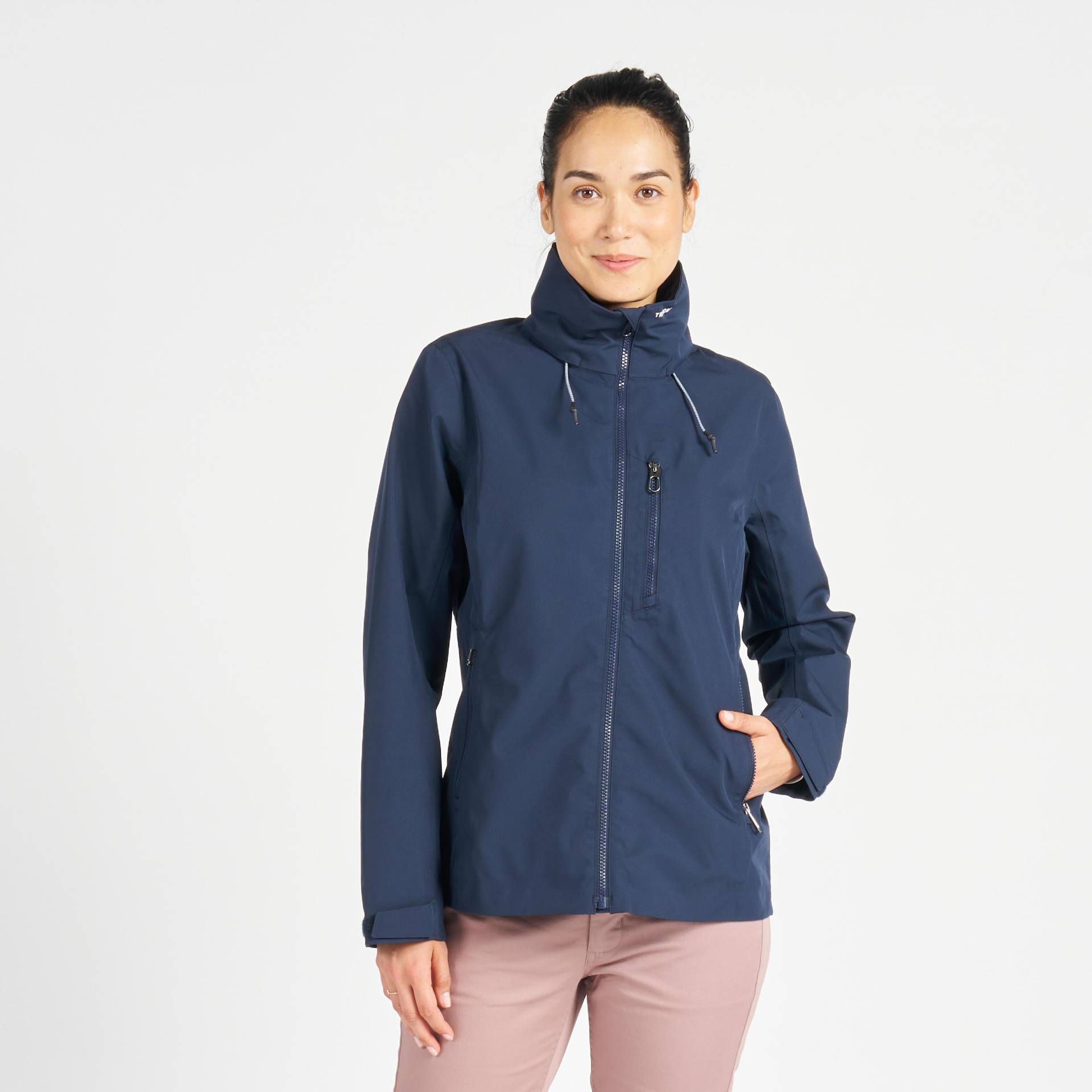 Jacke - Sailing 300 Damen Blau Bedruckt XXL von TRIBORD