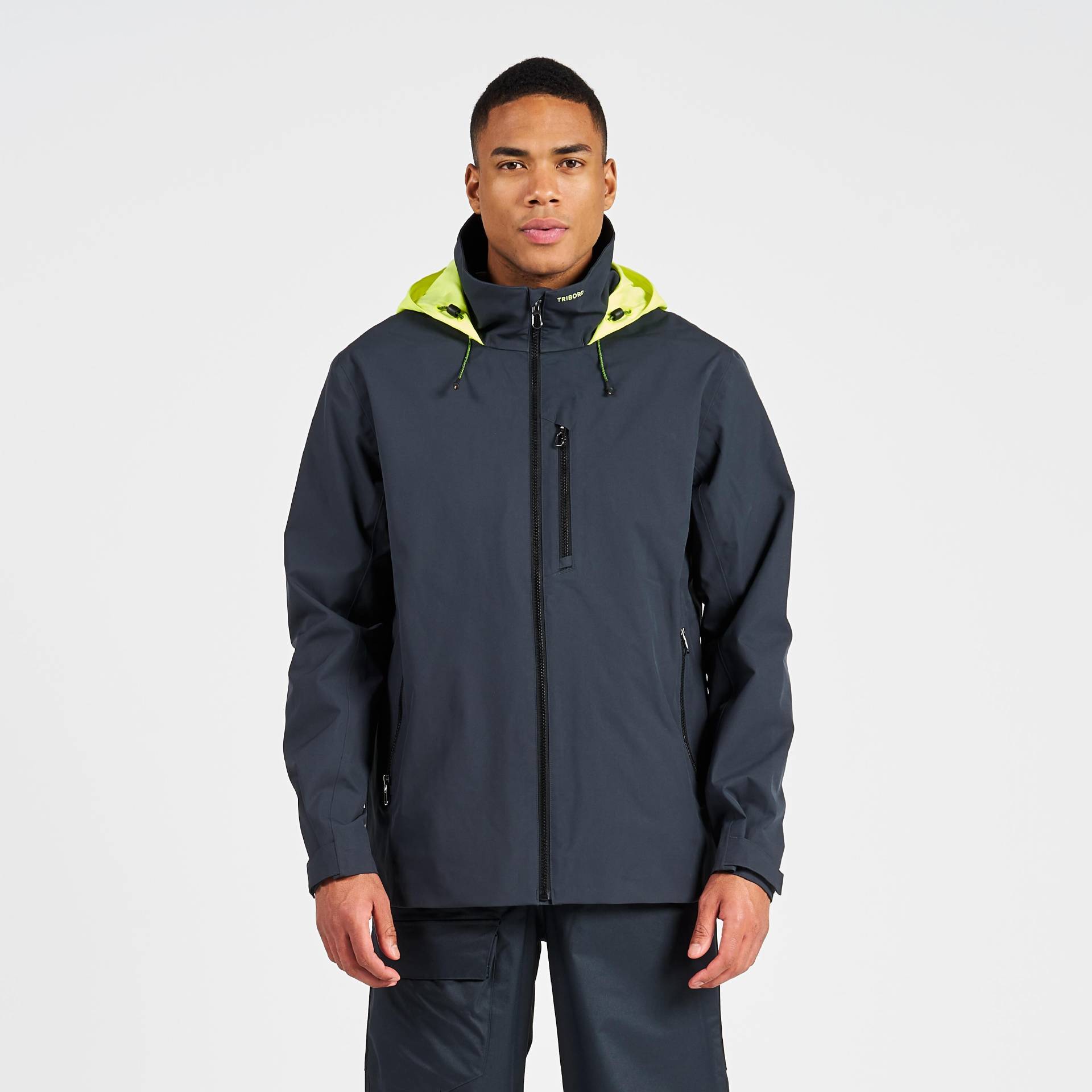 Jacke - Sailing 300 Herren Gewittergrau 3XL von TRIBORD