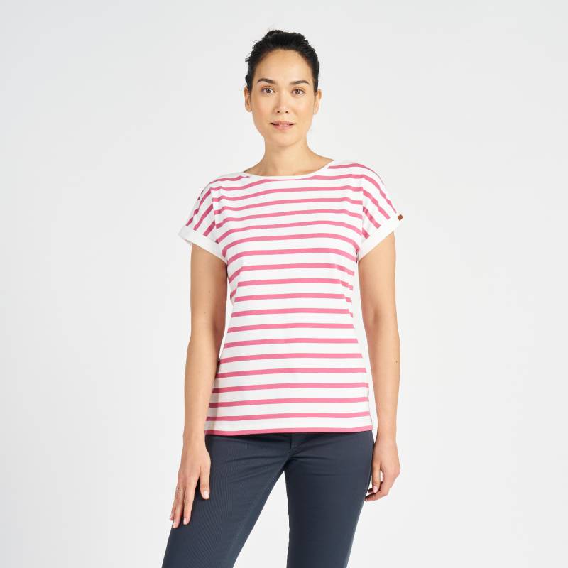 Kurzarmshirt - Sailing 100 Damen Pink 52/2XL von TRIBORD