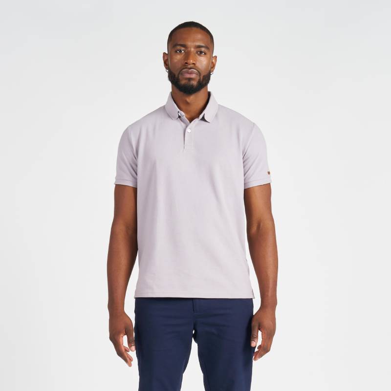 Poloshirt Kurzarm - Sailing 100 Herren Taubengrau M von TRIBORD