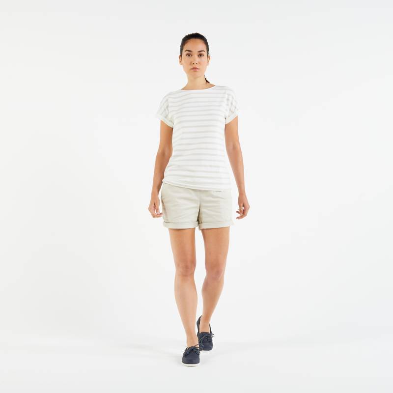 TRIBORD - Shorts Sailing 100, für Damen, Weiss-Natur, Größe L von TRIBORD