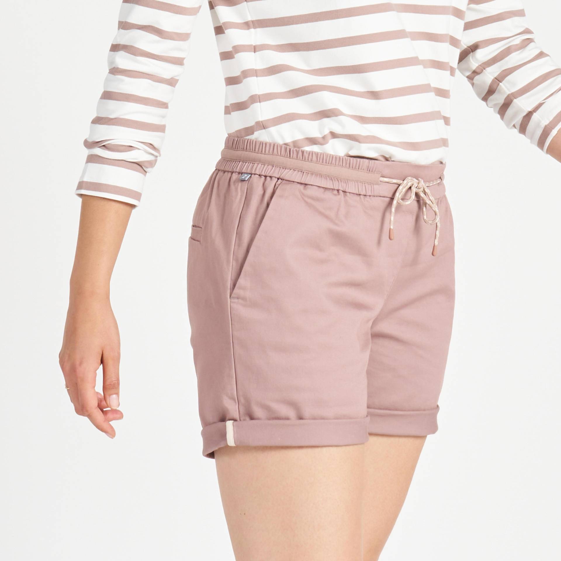 Shorts - Sailing 100 Damen Erdbraun L von TRIBORD