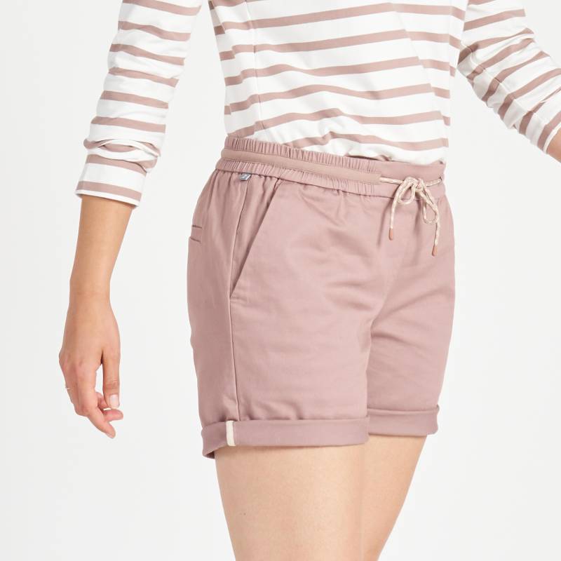 Shorts - Sailing 100 Damen Erdbraun S von TRIBORD