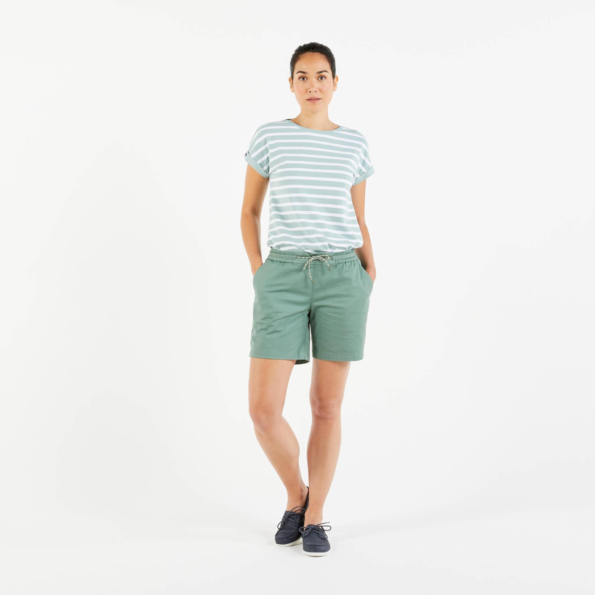 TRIBORD - Shorts Sailing 100, für Damen, Titangrau, Größe L von TRIBORD