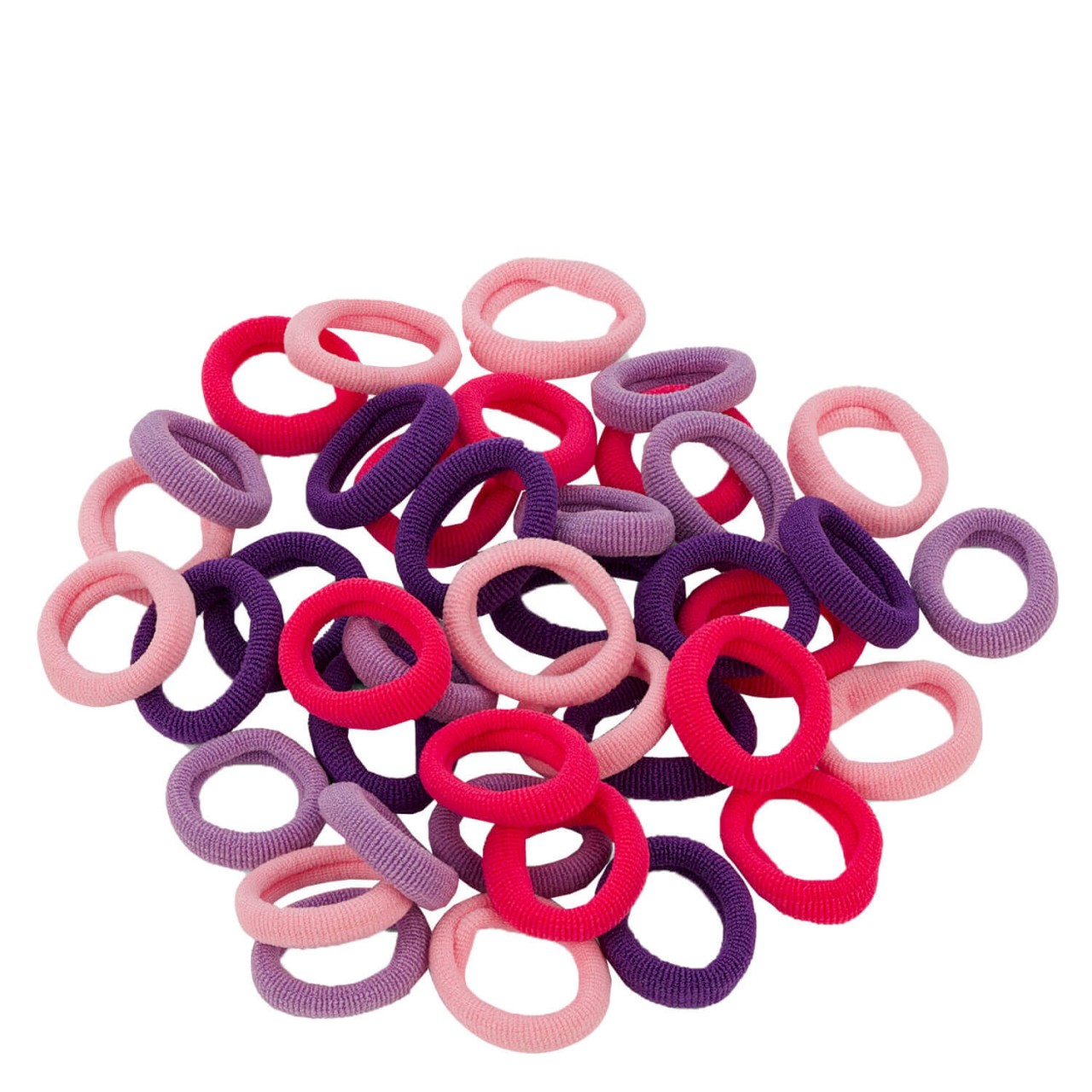 Elastisches Haargummi für Babys, rosa, pink, lila & rot Elastisches Haargummi für Babys, rosa, pink, lila & rot von TRISA