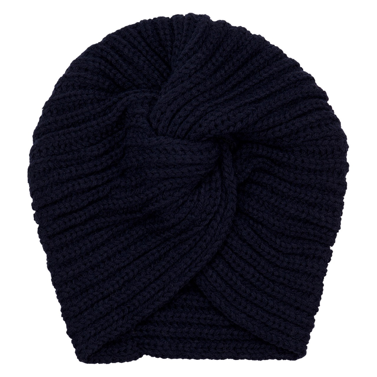 TRISA Hair - Knitted Turban Beanie, blau von TRISA