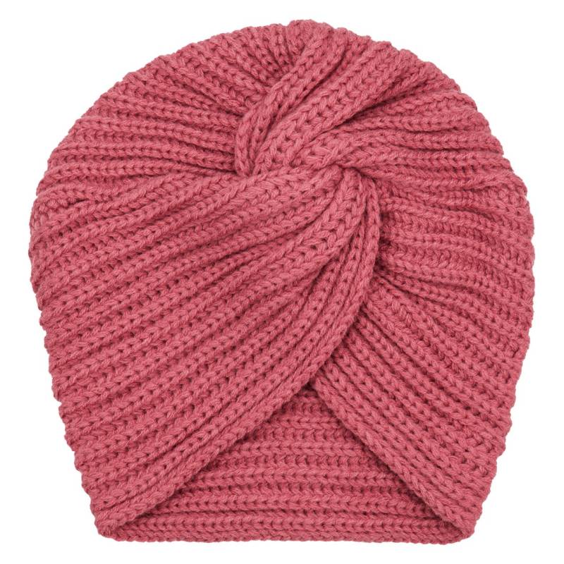 TRISA Hair - Knitted Turban Beanie, pink von TRISA