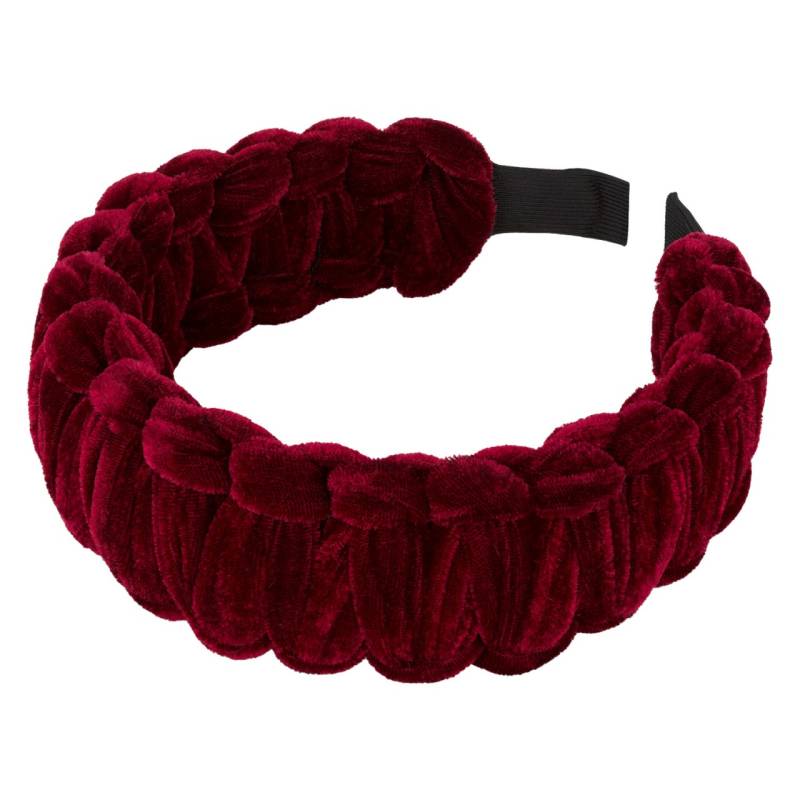 TRISA Hair - Velvet Hairband Burgundy von TRISA