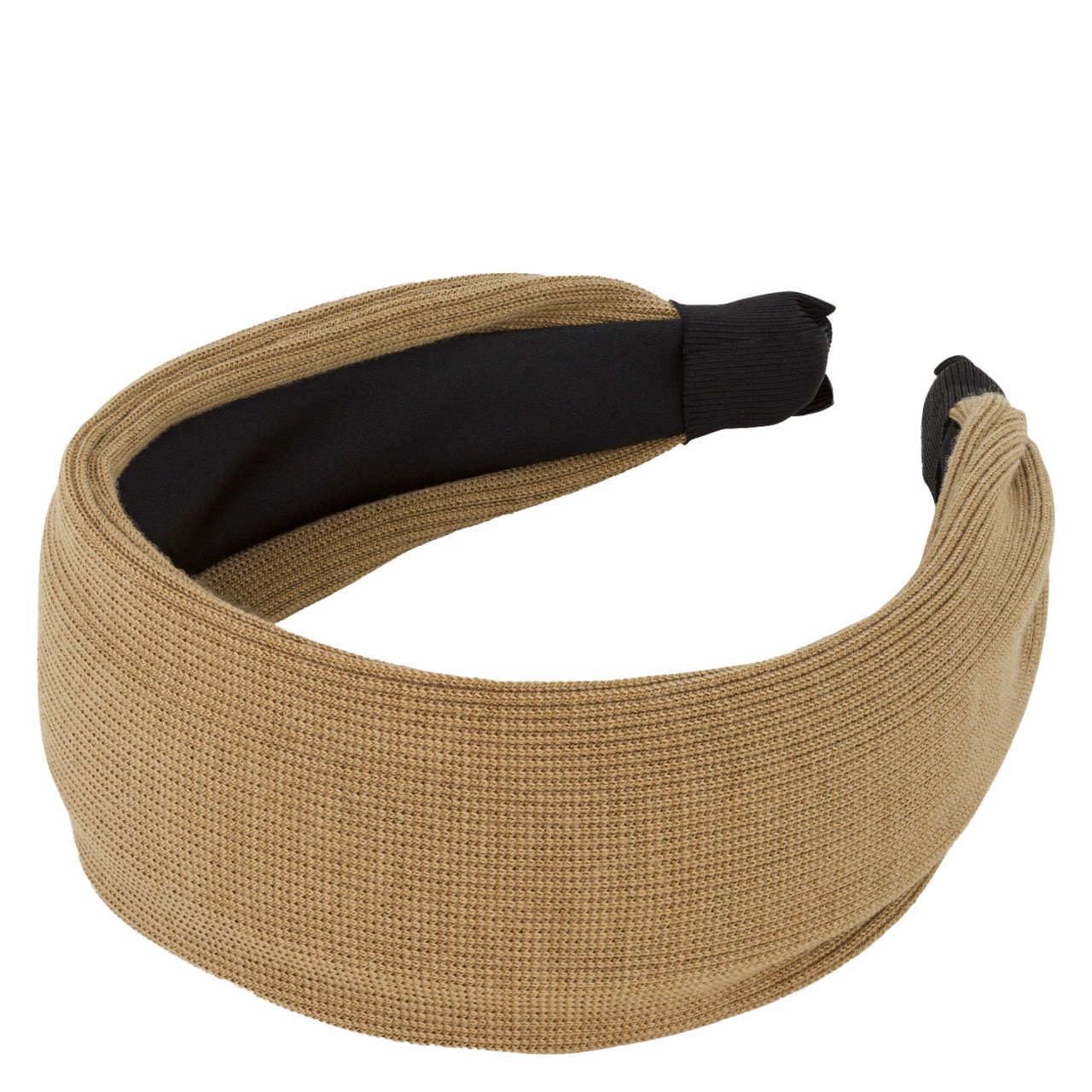 TRISA Hair - Wide knitted Hairband, beige von TRISA