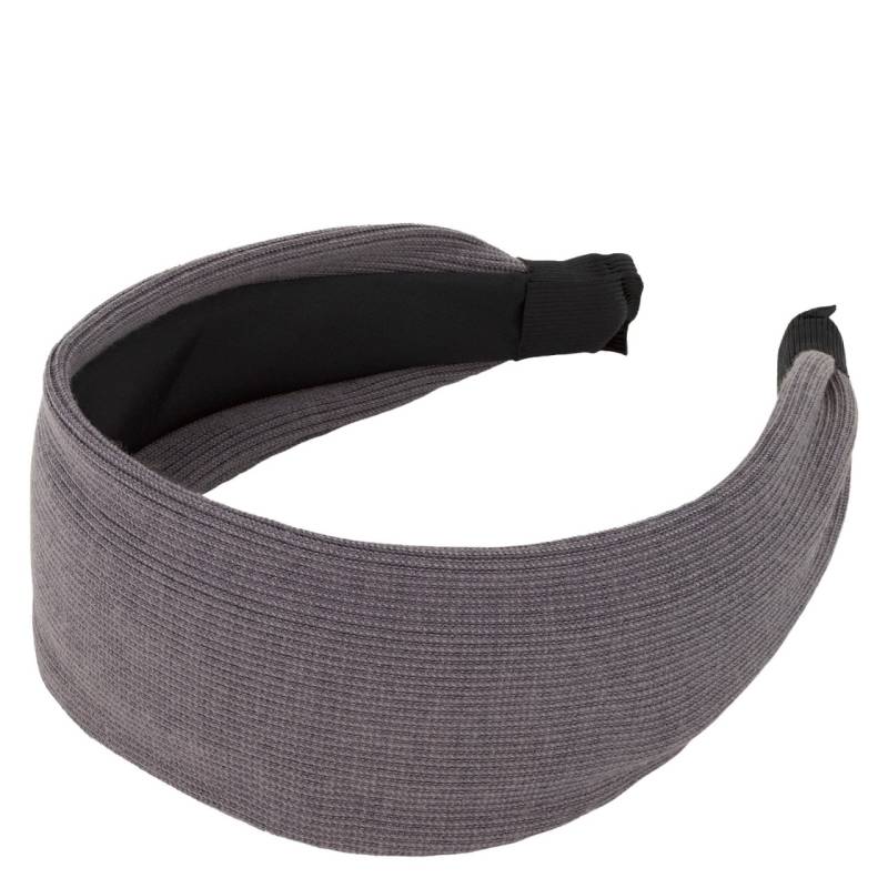 TRISA Hair - Wide knitted Hairband, grey von TRISA