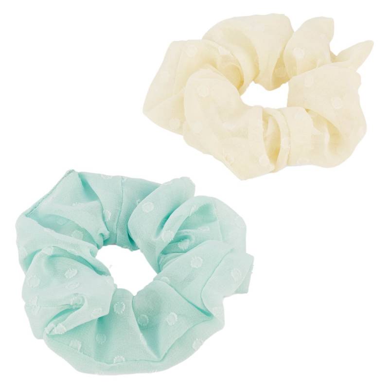 Twisted Elastic Scrunchie, gelb & mint von TRISA