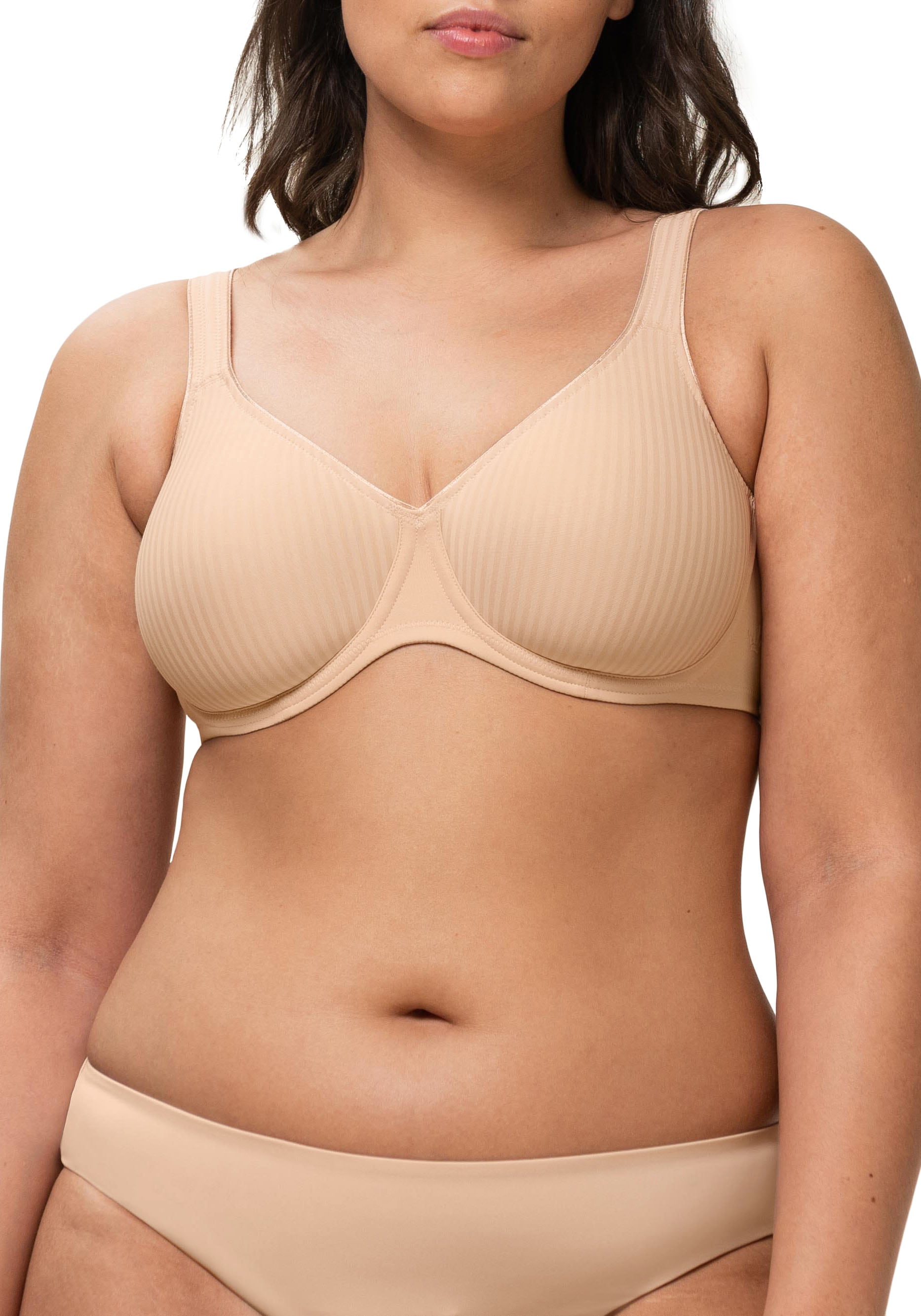 Triumph Bügel-BH »Modern Soft+Cotton W«, Cup B-F, mit dezentem Streifenmuster, Basic Dessous von Triumph