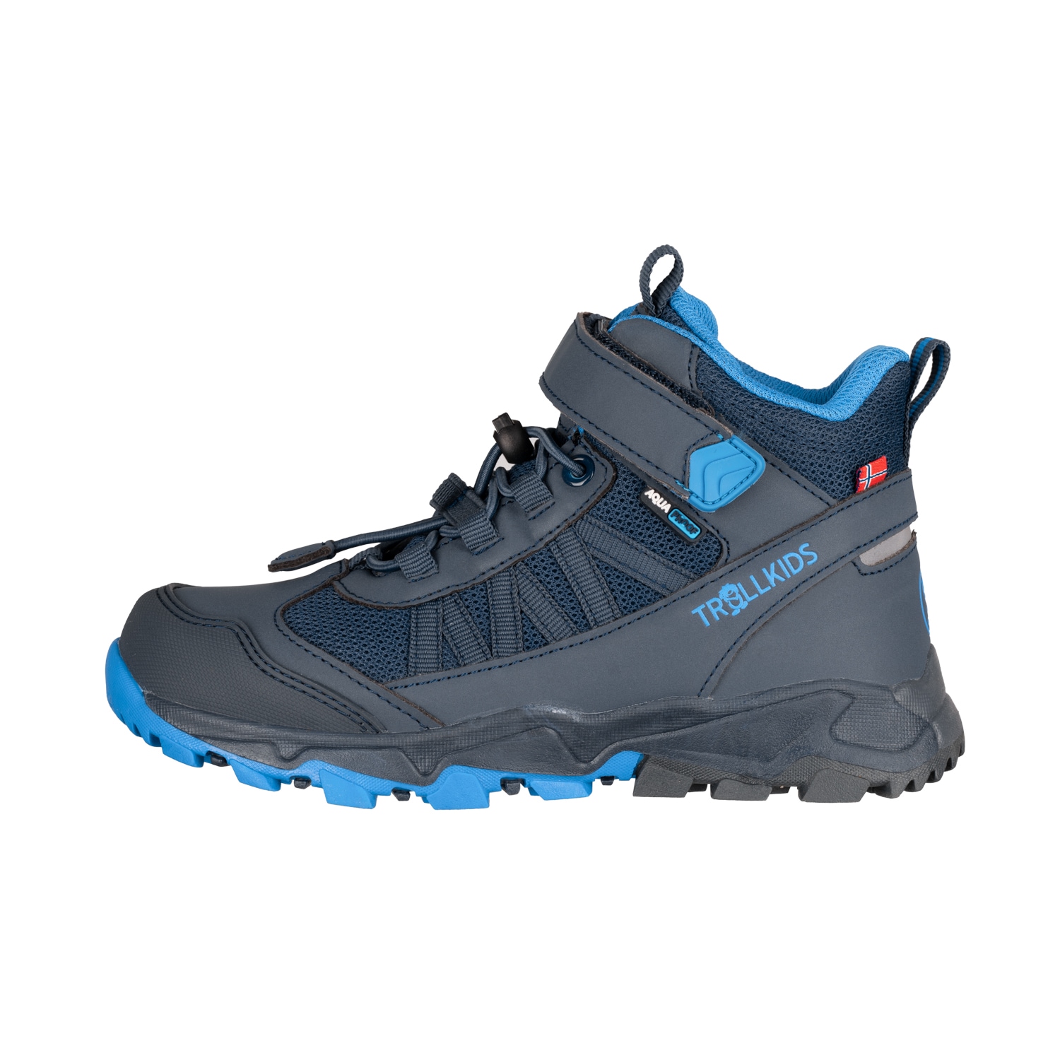 TROLLKIDS Wanderschuh »KIDS TRONFJELL HIKER MID«, wasserdicht, Klettverschluss, reflektierende Details von TROLLKIDS