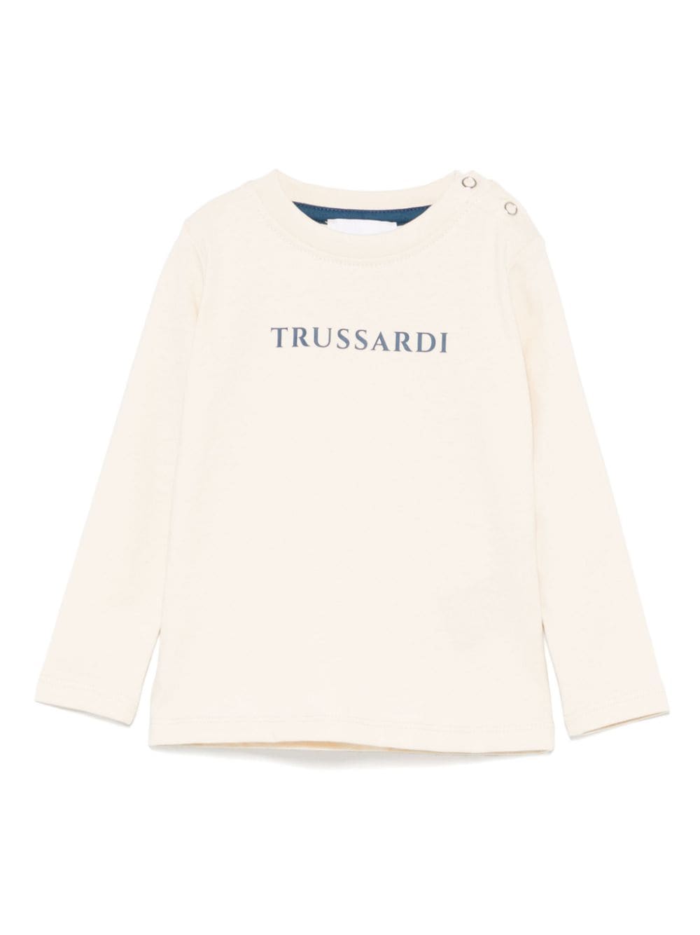 TRUSSARDI JUNIOR logo-print T-shirt - Neutrals von TRUSSARDI JUNIOR