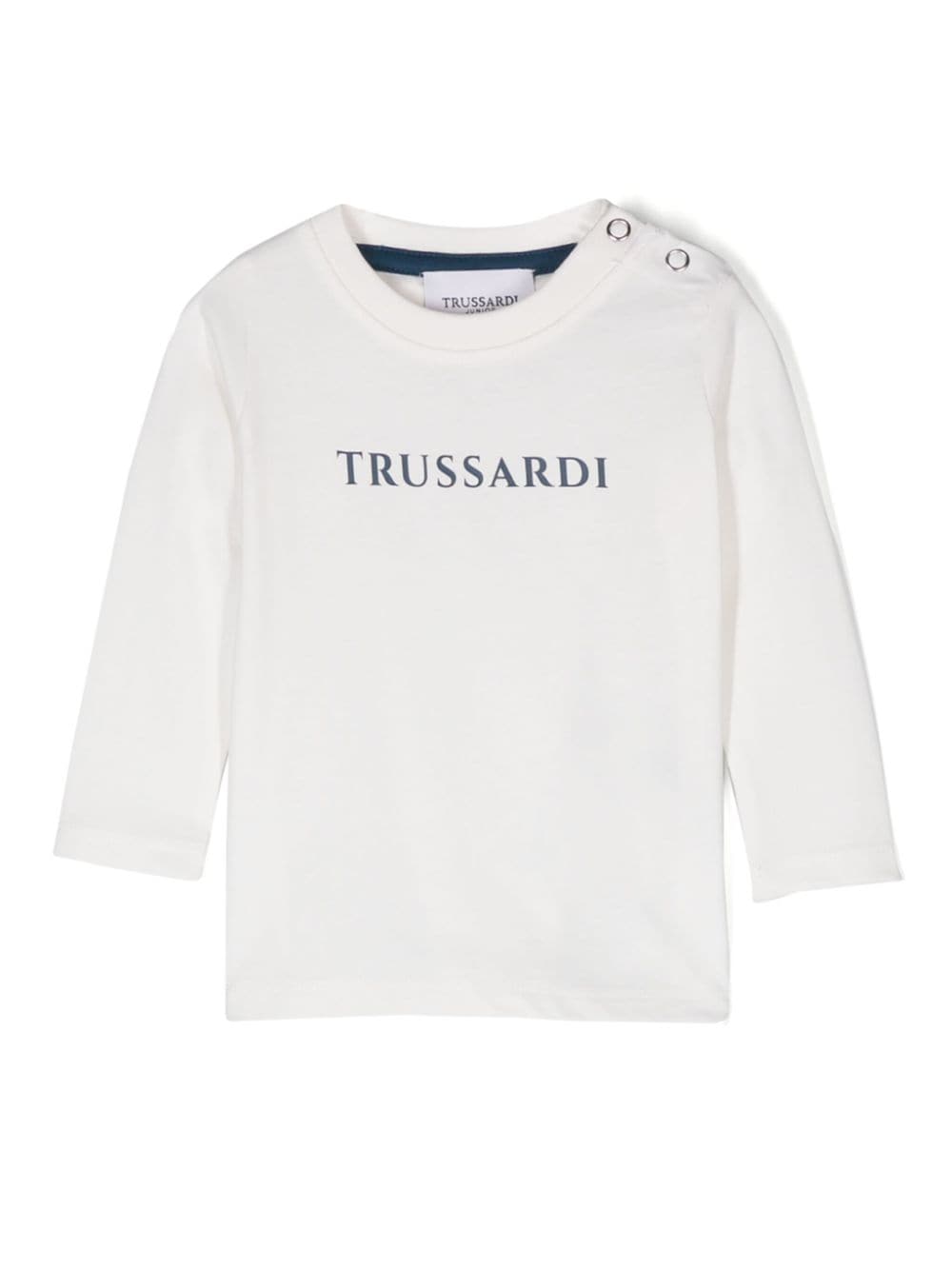 TRUSSARDI JUNIOR logo-print T-shirt - White von TRUSSARDI JUNIOR