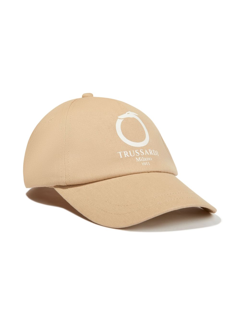 TRUSSARDI JUNIOR logo-print baseball cap - Neutrals von TRUSSARDI JUNIOR