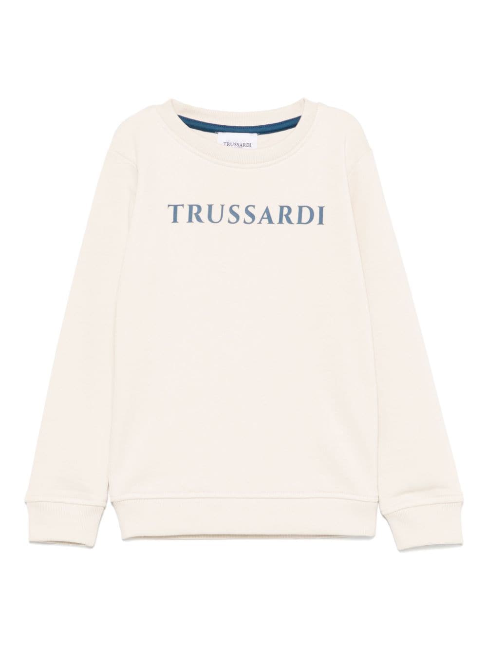 TRUSSARDI JUNIOR logo-print sweatshirt - Neutrals von TRUSSARDI JUNIOR