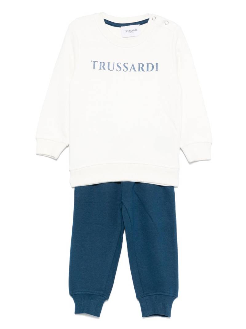 TRUSSARDI JUNIOR logo-print tracksuit set - Blue von TRUSSARDI JUNIOR