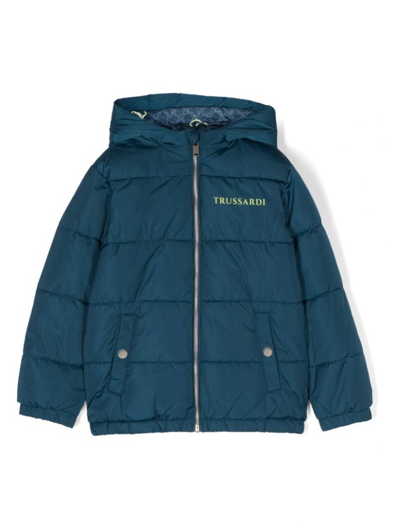 TRUSSARDI JUNIOR padded jacket - Blue von TRUSSARDI JUNIOR