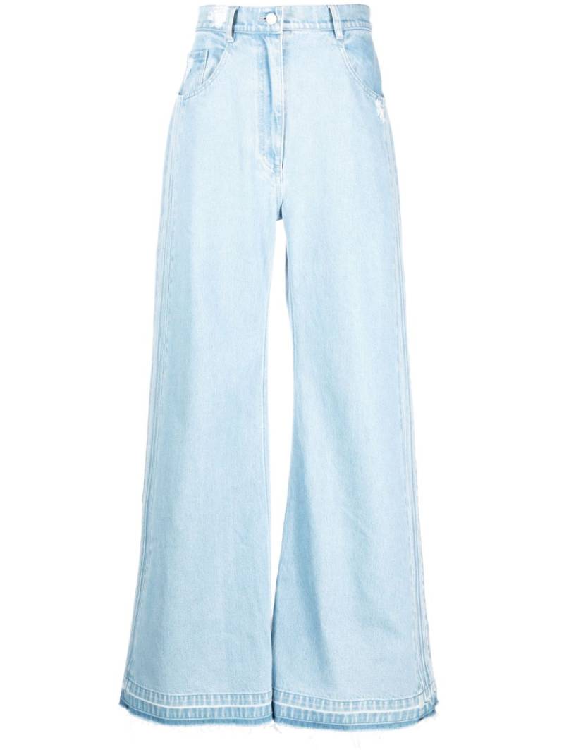 TTSWTRS Zoe wide-leg cotton jeans - Blue von TTSWTRS