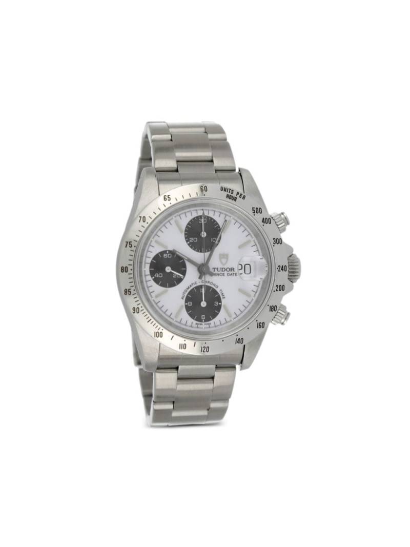 TUDOR 2000 pre-owned Prince Date Chrono 40mm - White von TUDOR